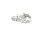 Round Brilliant cut diamond hoop earrings 12mm - 0.60cts
