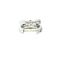 Round Brilliant cut diamond set hoop earrings 12mm - 0.60cts Gardiner Brothers