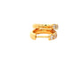 Round Brilliant cut diamond hoop earrings 12mm - 0.60cts