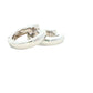 Round Brilliant cut diamond hoop earrings 14mm - 0.75cts