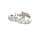 Round Brilliant cut diamond set hoop earrings 14mm - 1.15cts