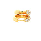 Round Brilliant cut diamond set hoop earrings 14mm - 1.15cts