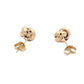 Yellow Gold 4 Strand Knot Earrings