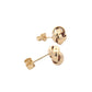 Yellow Gold 4 Strand Knot Earrings