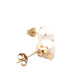 Yellow Gold Fancy Style Fresh Water Pearl Earrings