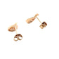 Yellow Gold Teardrop Style Fresh Water Pearl Earrings