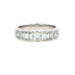 Round Brilliant and Baguette Cut Diamond 9 Stone Ring - 1.12cts