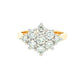 Yellow Gold Round Brilliant cut diamond 9 stone cluster style ring - 1.15cts Gardiner Brothers