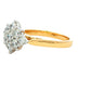 Yellow Gold Round Brilliant cut diamond 9 stone cluster style ring - 1.15cts Gardiner Brothers