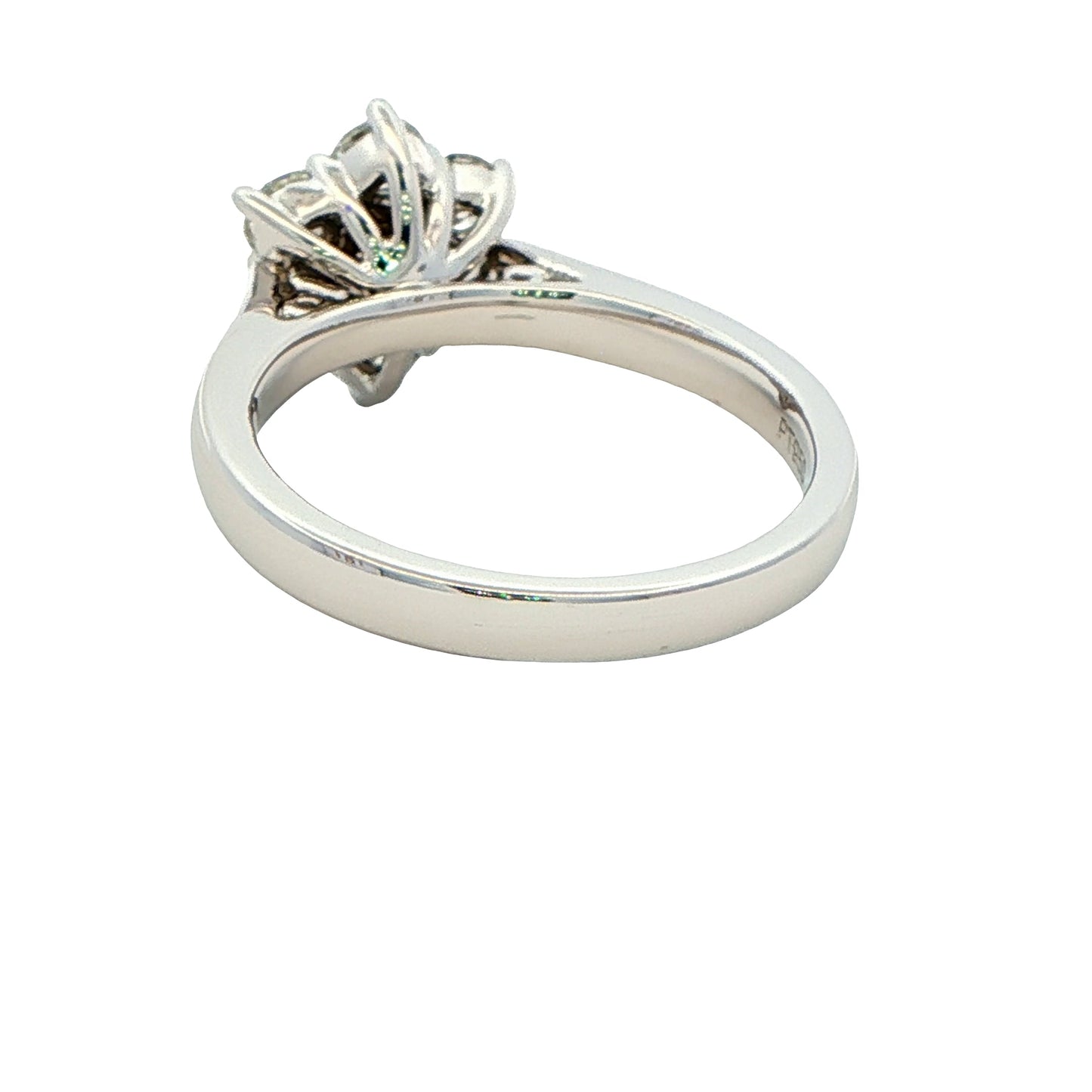 Platinum Round Brilliant Cut Diamond 7 Stone Cluster Ring - 1.00cts Gardiner Brothers