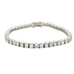 Lab Grown round brilliant cut diamond tennis bracelet - 8.77cts Gardiner Brothers