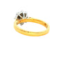 Yellow Gold Round Brilliant Cut Diamond 9 Stone Cluster Ring - 0.75cts Gardiner Brothers