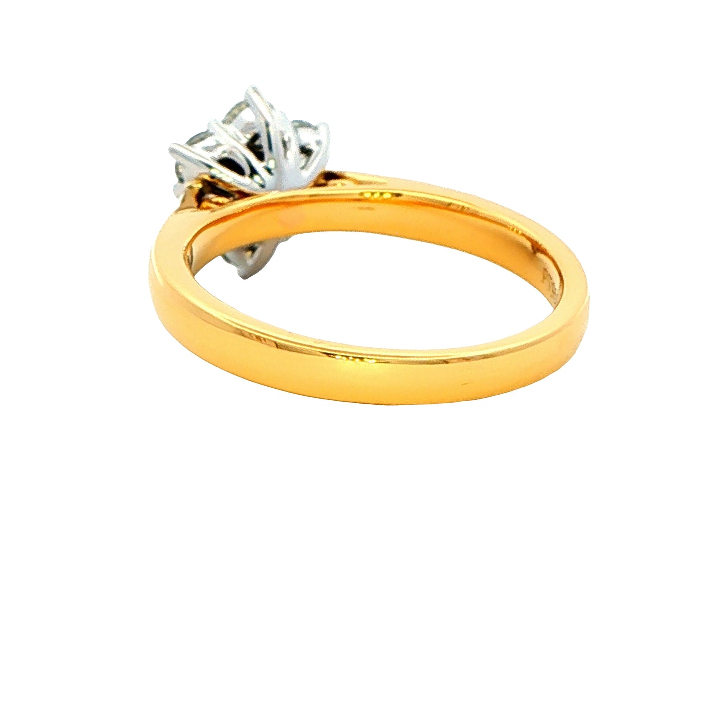 Yellow Gold Round Brilliant Cut Diamond 7 Stone Cluster Ring - 0.79cts Gardiner Brothers