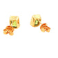 Octagonal Shaped Peridot Earrings Gardiner Brothers