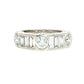Brilliant and Baguette Cut Diamond 9 Stone Ring - 2.01cts