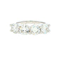 Round Brilliant cut diamond 4 stone eternity ring - 2.40cts