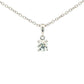 round brilliant cut diamond solitaire pendant - 0.40cts