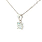 Round brilliant cut diamond solitaire pendant - 1.00cts