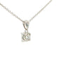 Round brilliant cut diamond solitaire pendant - 1.00cts