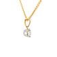 Round Brilliant cut diamond solitaire pendant - 0.40cts Gardiner Brothers