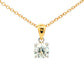 Round Brilliant cut diamond solitaire pendant - 1.00cts