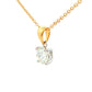 Round Brilliant cut diamond solitaire pendant - 1.00cts