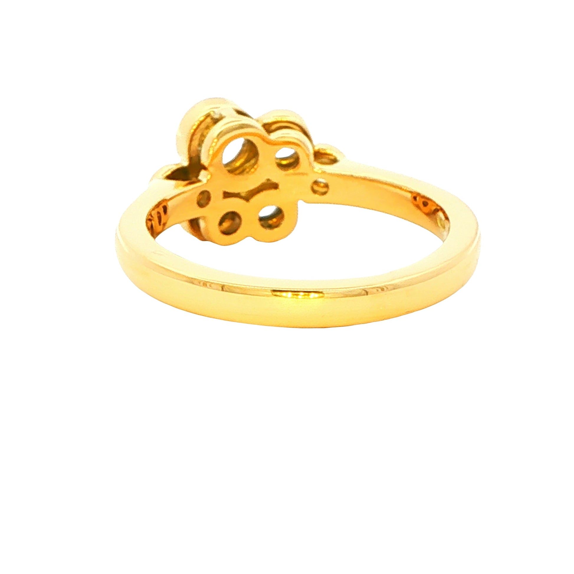 Round Brilliant Cut Diamond Bubble Style Ring - 0.89cts Gardiner Brothers