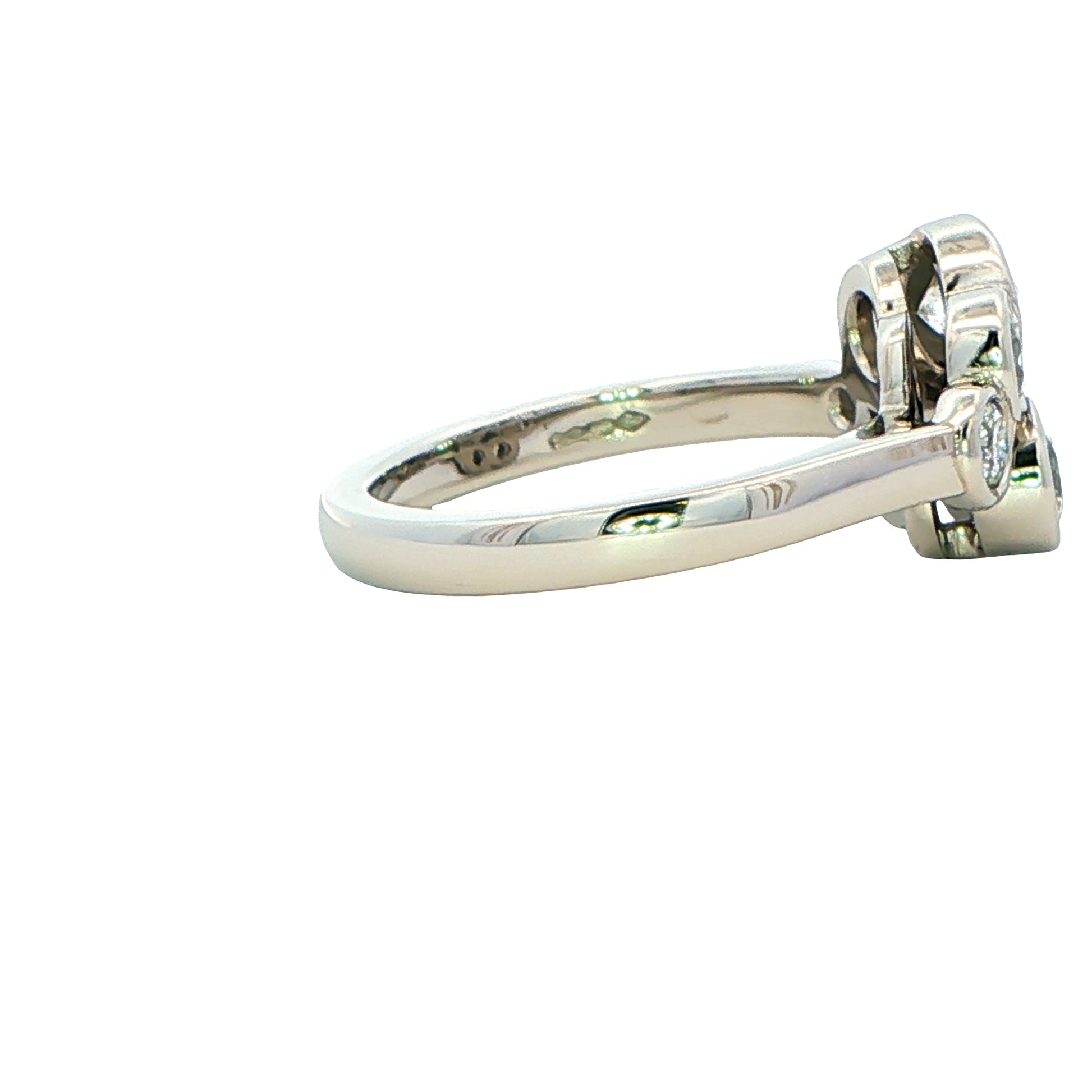 Round Brilliant Cut Diamond Bubble Style Ring - 1.35cts Gardiner Brothers