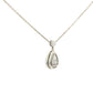 Lab Grown Round Brilliant and Pear Cut Diamond Drop Style Pendant - 1.90cts Gardiner Brothers