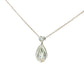 Lab Grown Round Brilliant and Pear Cut Diamond Drop Style Pendant - 1.90cts Gardiner Brothers