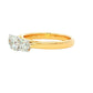 Yellow Gold Round Brilliant cut diamond 3 stone ring - 1.05cts Gardiner Brothers