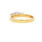 Yellow Gold Round Brilliant cut diamond 3 stone ring - 1.05cts Gardiner Brothers