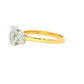 Yellow Gold Oval shaped diamond 3 stone ring - 1.62cts Gardiner Brothers