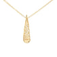 Baguette Cut Diamond Fancy Teardrop Shaped Pendant Gardiner Brothers