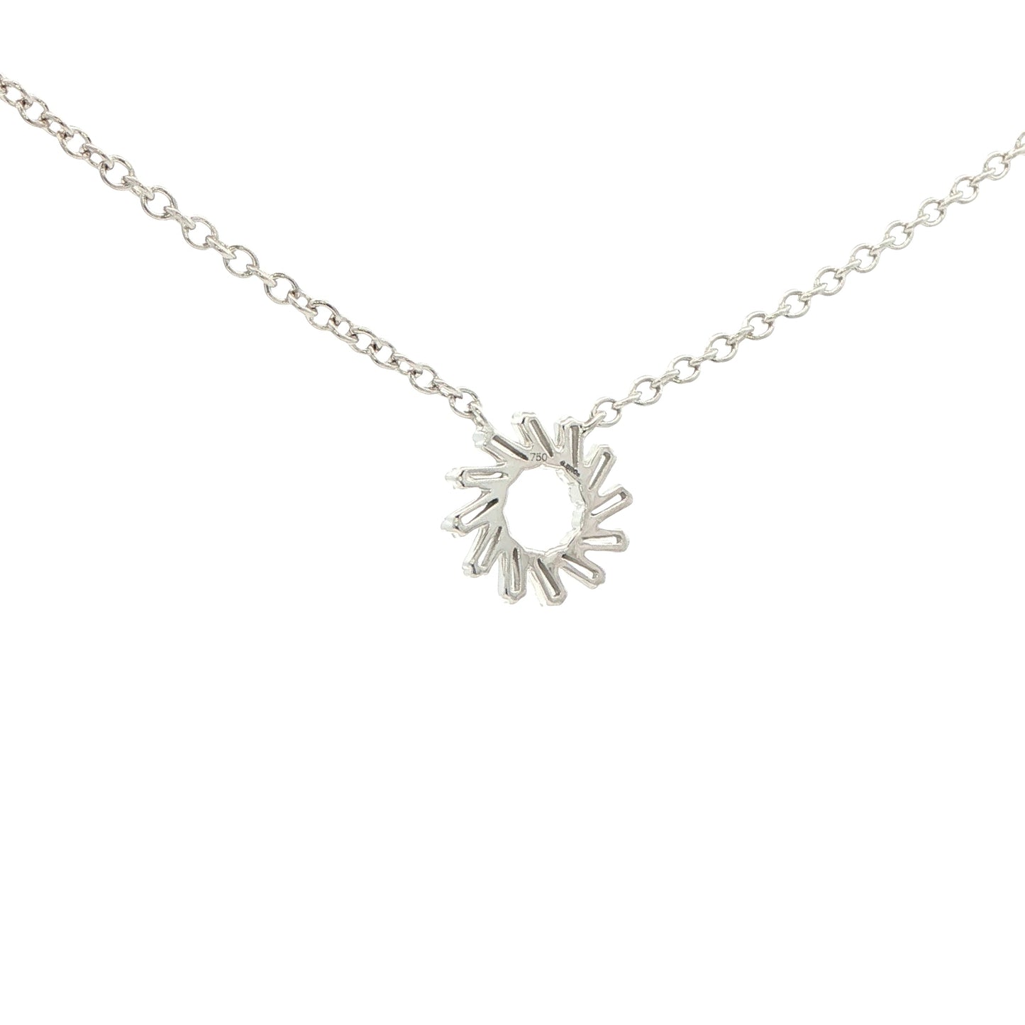 Baguette Cut Diamond Fancy Circle Pendant Gardiner Brothers