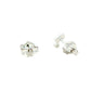 White gold 3 round brilliant cut diamond set earrings Gardiner Brothers