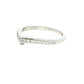 WishBone Shaped Diamond Set Wedding Band Gardiner Brothers
