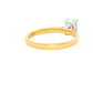 Radiant cut diamond solitaire ring - 1.03cts