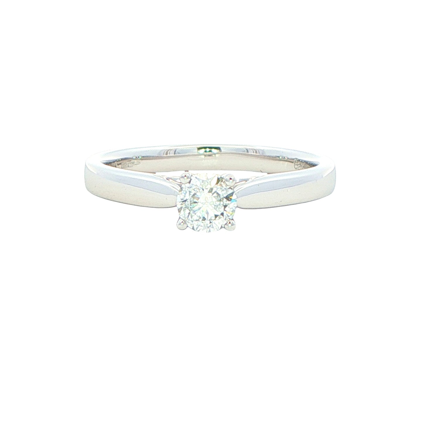 Round Brilliant Cut Diamond Solitaire Ring - 0.31cts