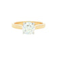 Yellow Gold Round brilliant cut diamond solitaire ring - 1.20cs Gardiner Brothers