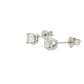 Round Brilliant Cut Diamond Solitaire Earrings - 0.70cts
