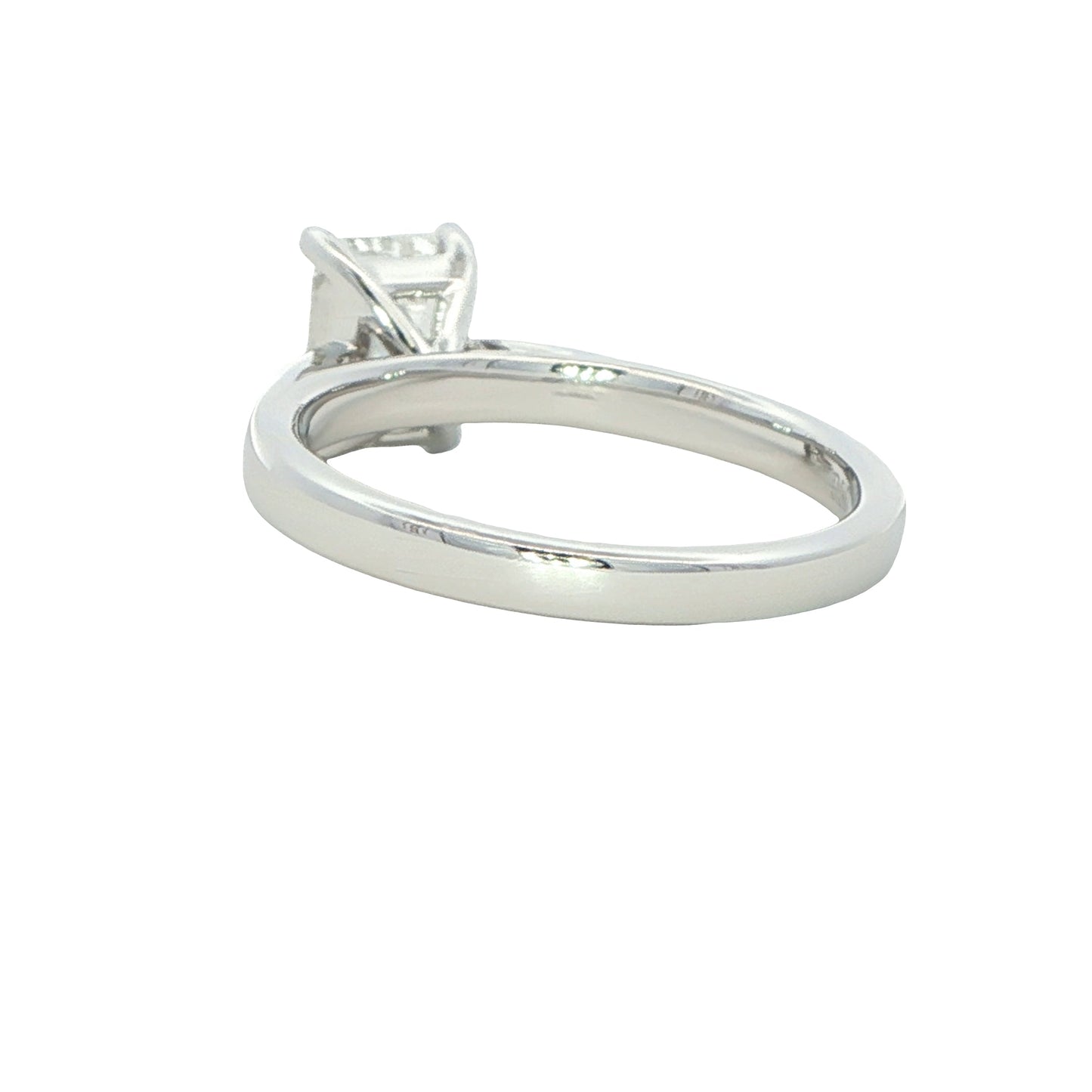 Emerald Cut Diamond Solitaire Ring - 1.21cts