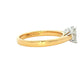 Yellow Gold Radiant Cut Diamond 3 Stone Ring - 0.90cts Gardiner Brothers