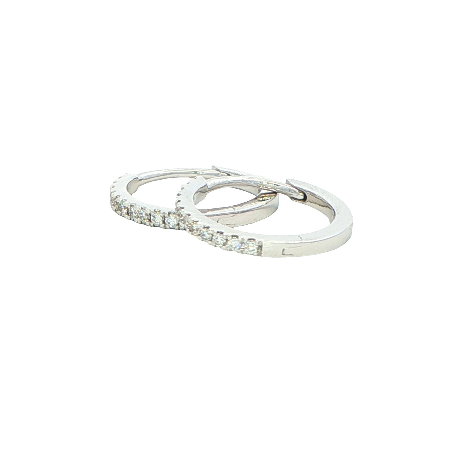 Round Brilliant Cut Diamond Hoop Earrings Gardiner Brothers