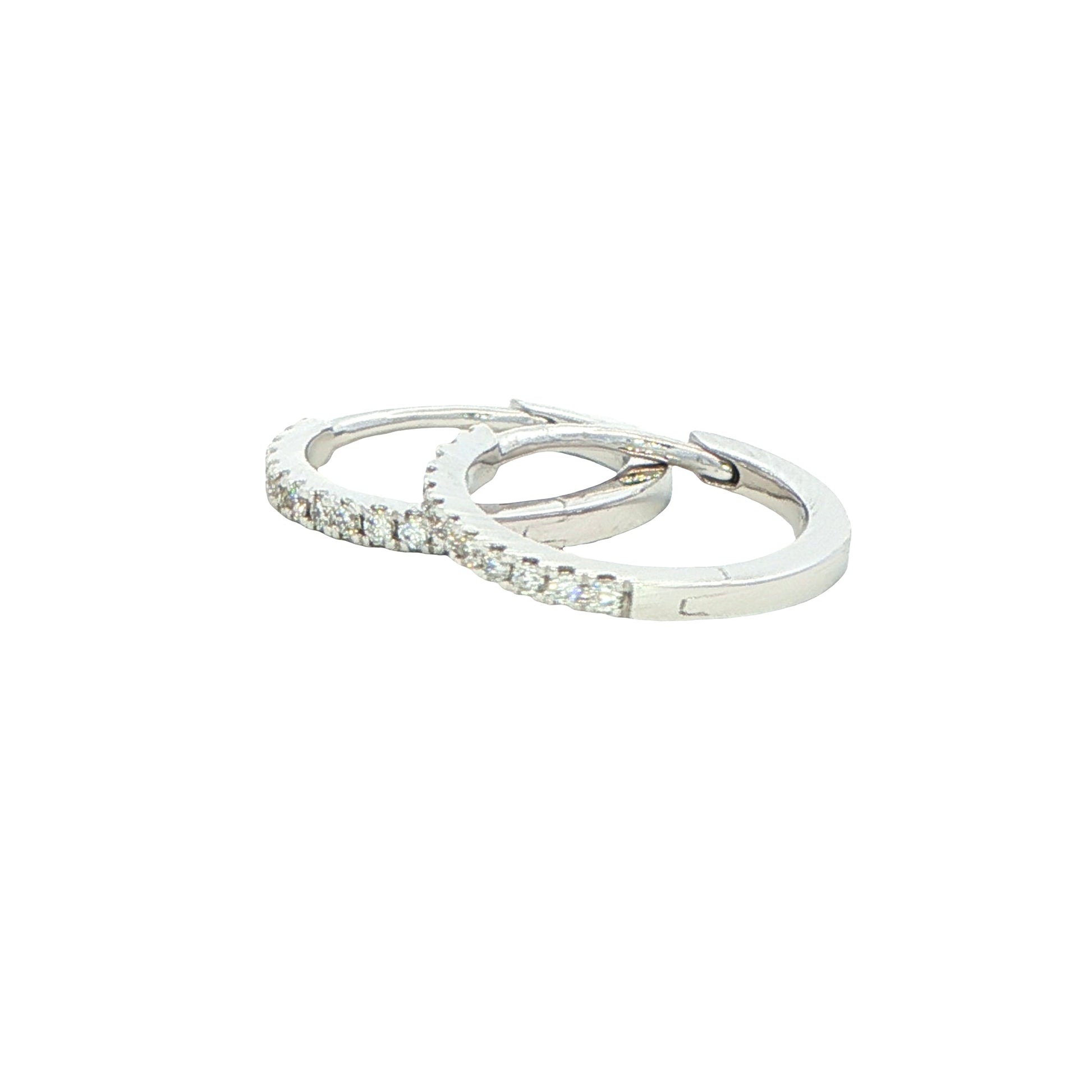 Round Brilliant Cut Diamond Hoop Earrings Gardiner Brothers
