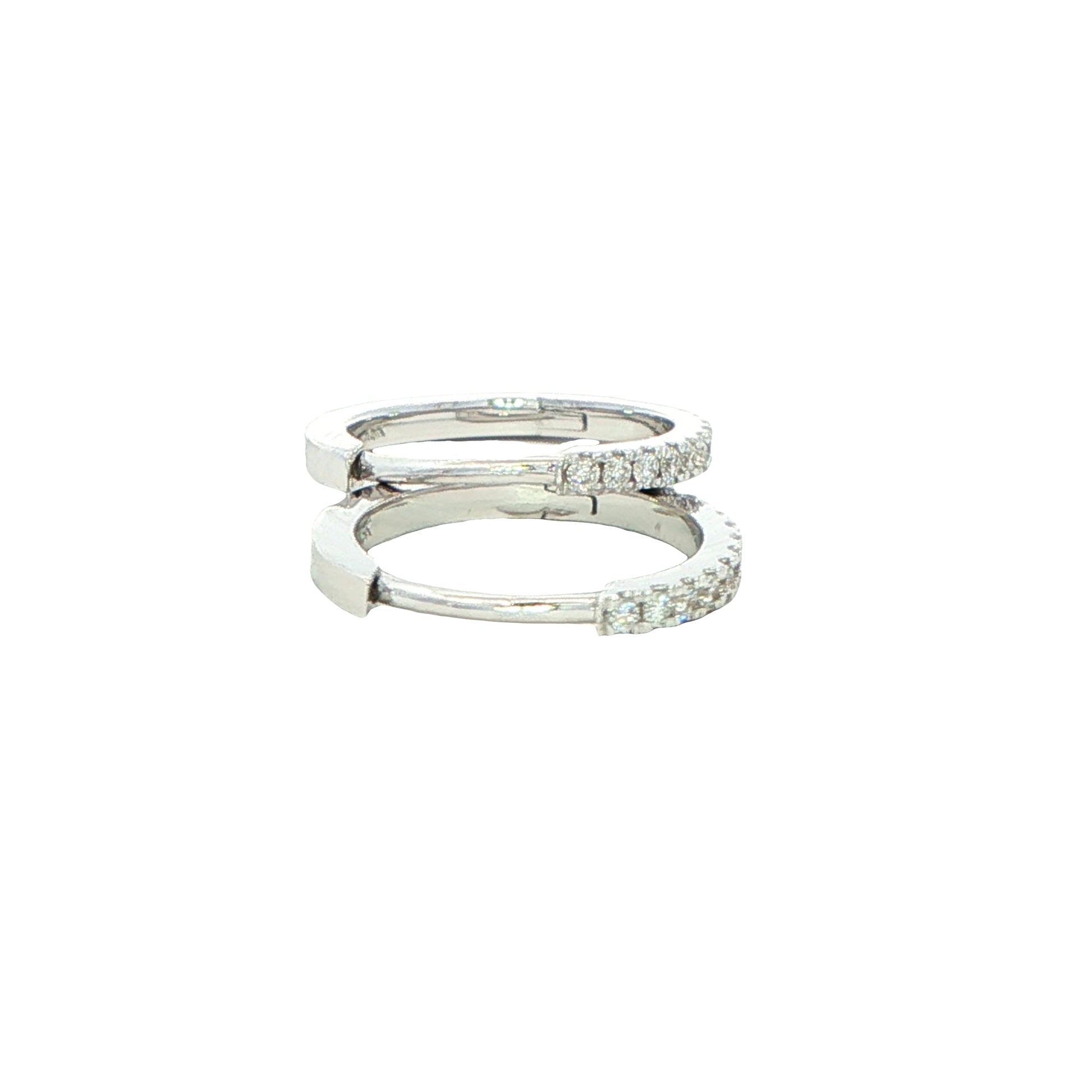 Round Brilliant Cut Diamond Hoop Earrings Gardiner Brothers