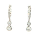 Diamond Hop earrings with a diamond drop