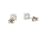 ROUND BRILLIANT CUT DIAMOND SOLITAIRE EARRINGS - 1.60cts