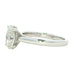 Lab Grown oval shaped diamond solitaire ring with a hidden halo - 1.58cts Gardiner Brothers