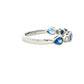 Sapphire and Diamond Vintage Style Eternity Ring